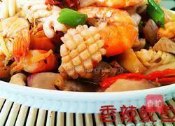 Spicy squid and shrimp recipe 14