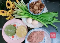 Illustration of how to make two-color dumpling cakes 1