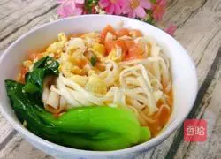 Illustration of how to make tomato egg noodles 8