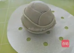 Illustration of how to make meat brown buns 25