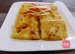 Illustration of how to make pan-fried tofu 11