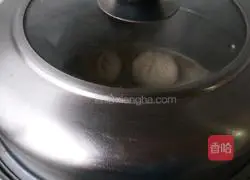 Illustration of how to make pork-skin buns (pork-skinned chives) 21