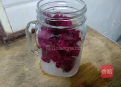 Illustration of how to make pink sago 4
