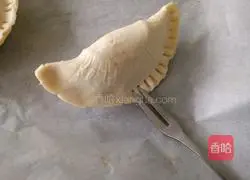 Illustration of how to make open bean paste cake 6