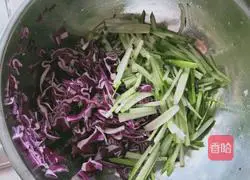 Illustration of how to make cucumber and cabbage 3