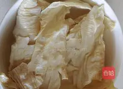 Illustration of how to make yuba and egg soup 4