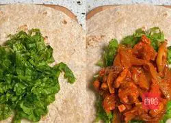 Illustration of how to make fragrant fat-reduced kimchi chicken cake 7