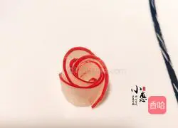 Illustration of how to make red radish and rose flowers 13