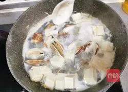 Clam tofu soup Illustration of how to do it 9