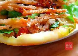 Illustration of how to make Roujiamo 5