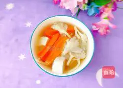 Illustration of how to make oyster mushroom and tofu soup 12