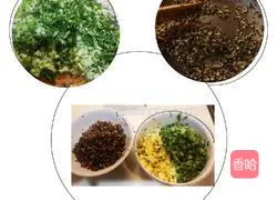 Illustration of how to make fried rapeseed and mushroom buns 3