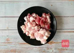 Illustration of how to make diced eggplant and meat sauce noodles 5