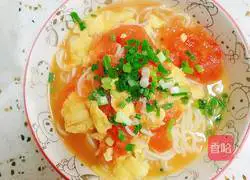 Illustration of how to make tomato and egg noodles 3