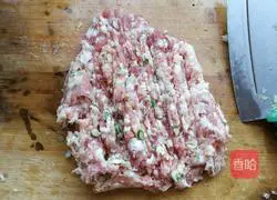 Illustration of how to make pork and cabbage dumplings 3