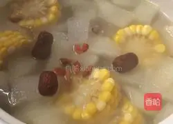 Winter Melon and Corn Pork Ribs Soup Recipe Illustration 10