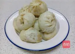 Recipe for steamed buns stuffed with pork and green onions Illustration 15