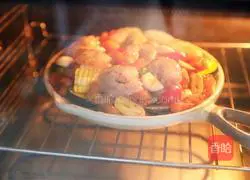 Illustration of how to make grilled chicken breast with vegetables 9