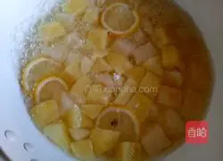 Lemon fruit sweet soup recipe 7
