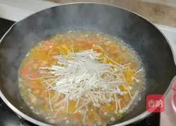 Enoki mushroom tomato soup recipe 12