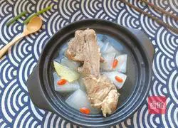 Illustration of how to make radish bone soup 10