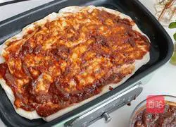 Illustration of making sauce-flavored pancake 11