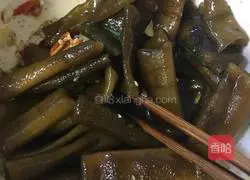 Illustration of how to make cold seaweed bamboo shoots 15