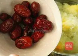 Yam, red dates and white fungus soup recipe 6