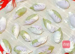 Illustration of how to make colorful dumpling skin dumplings 11