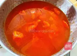 Illustration of tomato sour soup noodles 7