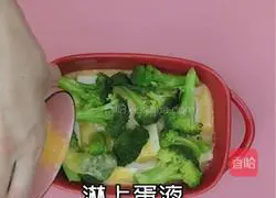 Illustration of how to make broccoli tofu custard 6