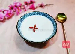 Illustration of how to make peanut rice milk 11