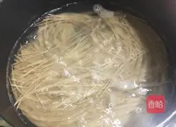 Illustration of how to make scallion noodles 5