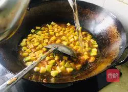 Illustration of how to make mutton and buckwheat noodles 8