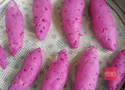 Purple potato bean paste buns recipe 8