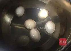 Illustration of how to make donkey-hide gelatin, red dates, egg and sugar water 2