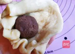 Illustration of how to make bean paste cake 11