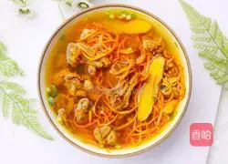 Nutritious Cordyceps Stewed Chicken Soup Illustration 13