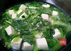 Illustration of how to make cabbage and tofu soup 12