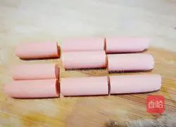 Ugly Octopus (Fried Ham Sausage) Recipe Illustration 2