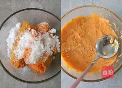 Illustration of how to make sweet and fragrant sweet potato cakes 6