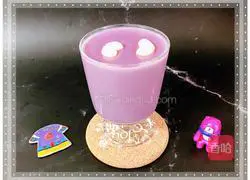 Illustration of how to make purple sweet potato, oatmeal and soy milk (coarse grain cleansing intestines) 7