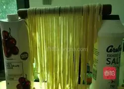 Illustration of hand-made hand-made noodles 11