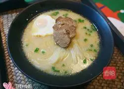 日Illustration of how to make barbecued pork bone noodle soup 14