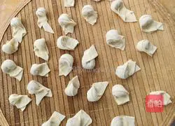 Illustration of how to make soup wontons 1