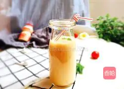 Illustration of how to make peach Yakult 6