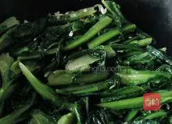 Illustration of how to make stir-fried lettuce with garlic 6