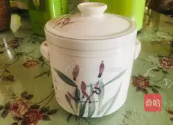 Illustration of how to make steamed corn, yam and lean meat 1