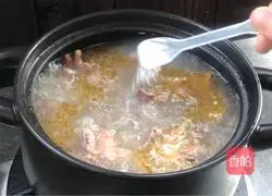 Peanut Chicken Soup Recipe Illustration 10