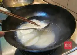 Illustration of how to make mint Gaya noodles 3